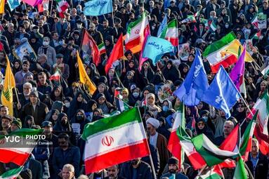 مراسم بزرگداشت یوم‌الله ۹ دی در میدان امام حسین (ع)
