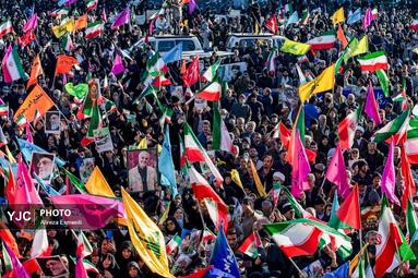 مراسم بزرگداشت یوم‌الله ۹ دی در میدان امام حسین (ع)