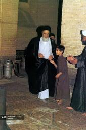 عکس حضرت امام خمینی (ره) در شهر نجف اشرف
