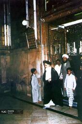 عکس حضرت امام خمینی (ره) در شهر نجف اشرف