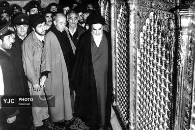 عکس حضرت امام خمینی (ره) در شهر نجف اشرف