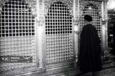 عکس حضرت امام خمینی (ره) در شهر نجف اشرف