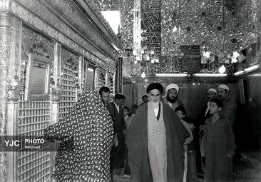 عکس حضرت امام خمینی (ره) در شهر نجف اشرف