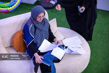 پشت صحنه برنامه تلویزیونی «جشن فرشته ها»
