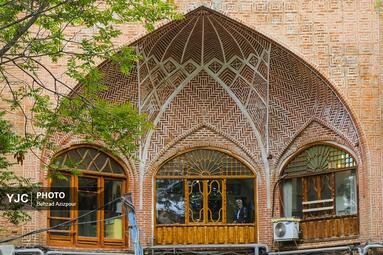 حیاط و کاروانسراهای بازار تبریز