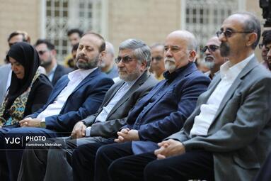 آیین گشاییش نمایشگاه خوشنویسی استاد غلامحسین امیرخانی