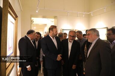 آیین گشاییش نمایشگاه خوشنویسی استاد غلامحسین امیرخانی