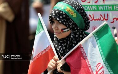 تجمع مردم همدان در محکومیت حملات رژیم صهیونیستی به کشور
