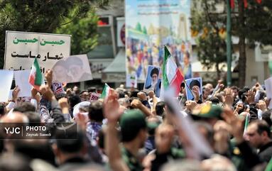 تجمع مردم همدان در محکومیت حملات رژیم صهیونیستی به کشور