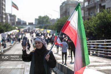 مهمونی ۱۰ کیلومتری غدیر با شعار «ایران ذوالفقار علی»