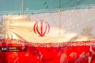 مهمونی ۱۰ کیلومتری غدیر با شعار «ایران ذوالفقار علی»