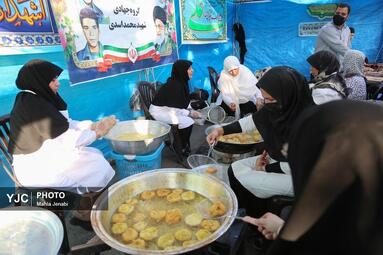 مهمونی کیلومتری گذر غدیر کرمان