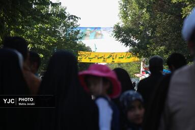 مهمونی کیلومتری گذر غدیر کرمان