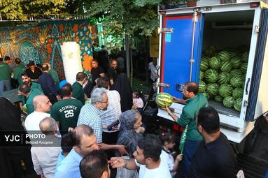 مهمونی کیلومتری گذر غدیر کرمان