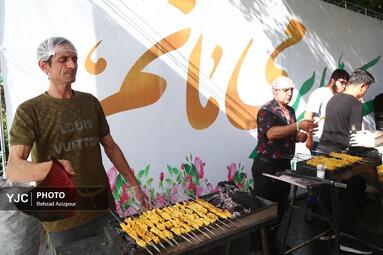 مهمونی کیلومتری گذر غدیر کرمان