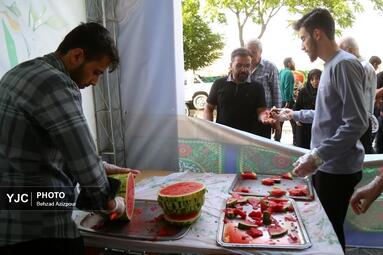 مهمونی کیلومتری گذر غدیر کرمان