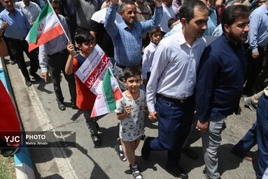 راهپیمایی جمعه نصر و خشم در کرمان