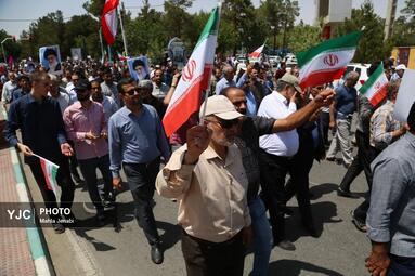 راهپیمایی جمعه نصر و خشم در کرمان