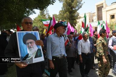 راهپیمایی جمعه نصر و خشم در کرمان