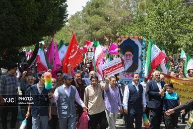 راهپیمایی جمعه نصر و خشم در کرمان