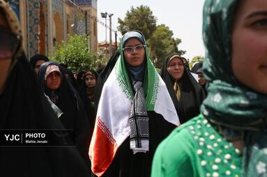 راهپیمایی جمعه نصر و خشم در کرمان