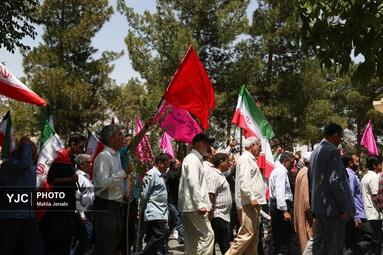 راهپیمایی جمعه نصر و خشم در کرمان
