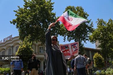 راهپیمایی جمعه نصر و خشم در رشت