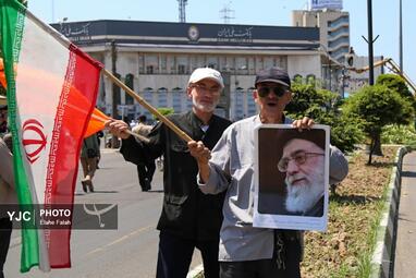 راهپیمایی جمعه نصر و خشم در رشت