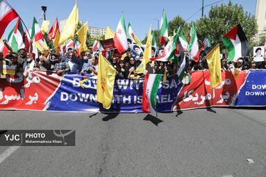 راهپیمایی جمعه نصر و خشم در زنجان