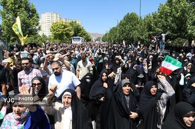 راهپیمایی جمعه نصر و خشم در زنجان