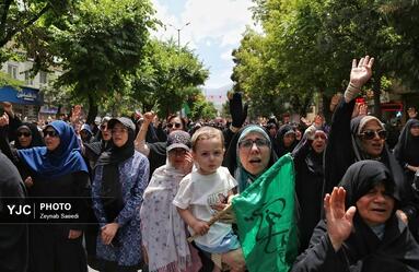 راهپیمایی جمعه نصر و خشم در همدان