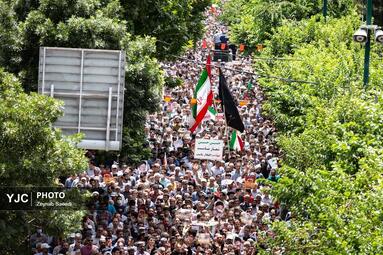 راهپیمایی جمعه نصر و خشم در همدان