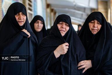 تشییع پیکر شهدای حملات رژیم اشغالگر صهیونیستی