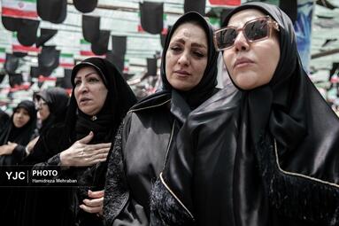تشییع پیکر شهدای حملات رژیم اشغالگر صهیونیستی به تهران - ۲