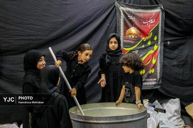 حال و هوای محرم در محله دولت آباد تهران