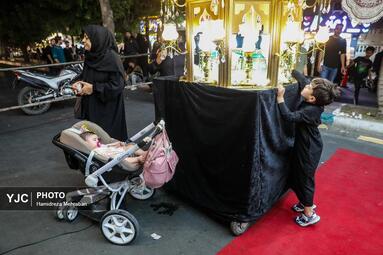 حال و هوای محرم در محله دولت آباد تهران