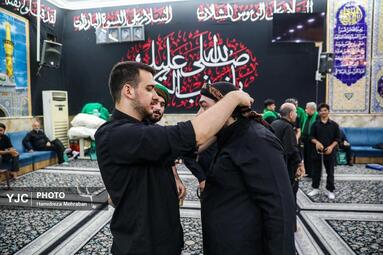 آیین مشعل گردانی عراقی‌های مقیم تهران