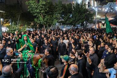آیین مشعل گردانی عراقی‌های مقیم تهران
