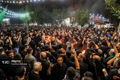 آیین مشعل گردانی عراقی‌های مقیم تهران