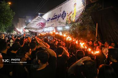 آیین مشعل گردانی عراقی‌های مقیم تهران