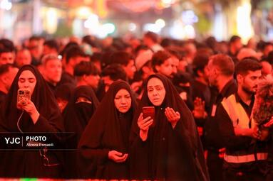 حال و هوای شب عاشورا در کربلای معلی