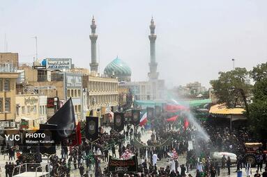 عزاداری روز عاشورا قم 