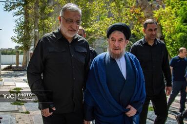 تشییع پیکر «احمد توکلی»