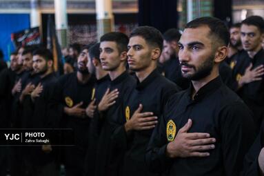 دسته عزاداری نیرو‌های مسلح در سوگ شهادت امام حسن(ع)