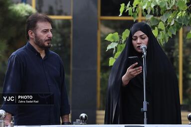 مراسم تشییع پیکر امید جهان