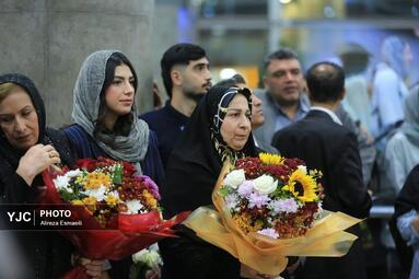 استقبال مردمی از تیم ملی کشتی فرنگی ایران