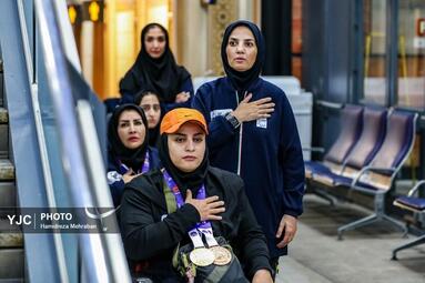 مراسم استقبال از مدال‌آوران تیم ملی پارادو و میدانی
