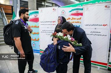 مراسم استقبال از مدال‌آوران تیم ملی پارادو و میدانی