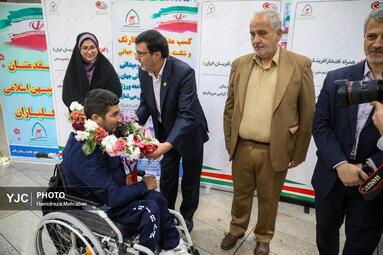 مراسم استقبال از مدال‌آوران تیم ملی پارادو و میدانی