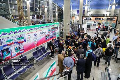 مراسم استقبال از مدال‌آوران تیم ملی پارادو و میدانی